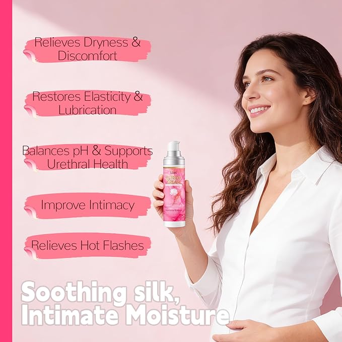 Estriol Cream for Women Menopause, Bioidentical Estrogen Cream & Vaginal Moisturizer Support Menopausal Hormone Balance - Relief Dryness, Hot Flashes & Night Sweats, 50ML