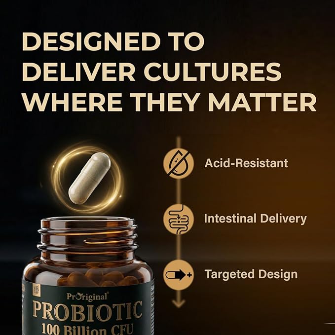 Probiotics with Prebiotics for Men and Women - 35 Strains Probiotic 100 Billion CFU for Gut & Digestive Health, Vegan Acidophilus Probiotics Supplement, Non-GMO Raw Probiotic 120 Caps