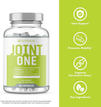 JointOne Joint Support by NutraOne - Joint Supplement for Women and Men to Help Maintain Joint Health with Collagen, Glucosamine, and Turmeric* (90 Capsules)