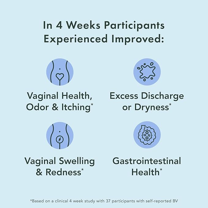 Rael Probiotics for Women - pH Balance Supplement with Prebiotics, Vaginal Immune Health (30 Servings)