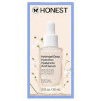 Honest Beauty Hydrogel Deep Hydration Hyaluronic Acid Serum, Moisturizes Plumps, Hypoallergenic, Fragrance-Free, Vegan, Gentle for Sensitive Skin, 1 fl oz