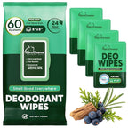 Dura Cleanse Deodorant Wipes for Men - Freshening Body Towelettes for Post-Workout, Travel, and Daily Deodorizing - On-the-Go Fresh Scent Cleansing Wipes, 64 Count (1 Pack)