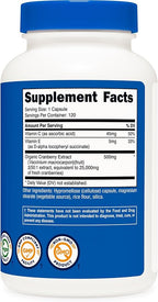 Nutricost Cranberry Extract 120 Capsules for 120 Servings Per Bottle (3 Pack) - with Vitamin C & Vitamin E