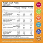 NutraChamps Kids Multivitamin Gummies | Sugar Free 120 Gummy Vitamins for Kids | Vegan & Non-GMO | Strawberry, Passionfruit, Peach & Cherry
