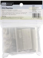 Ezy Dose Pill Packs, Pill Organizer Pouches, 100 Count | Disposable | Pack of 2