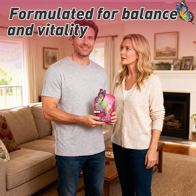 BUTTERFLY'S TEAR Organic Spicy Beet Root Gummies, Supports Heart & Blood Vessel Health, Promoting Nitric Oxide, Vitamin D3+K2+E, Extracts of Grape Seed, Hawthorn, Berberine and Other, Sugar Free