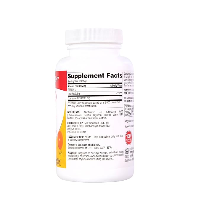 Berkley Jensen Dietary Supplement, Coq10, 200 mg, 140 Count
