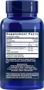 Life Extension COQ10 Super Ubiquinol 100mg 90 Count (Pack of 2) with Enhanced Mitochondrial Support