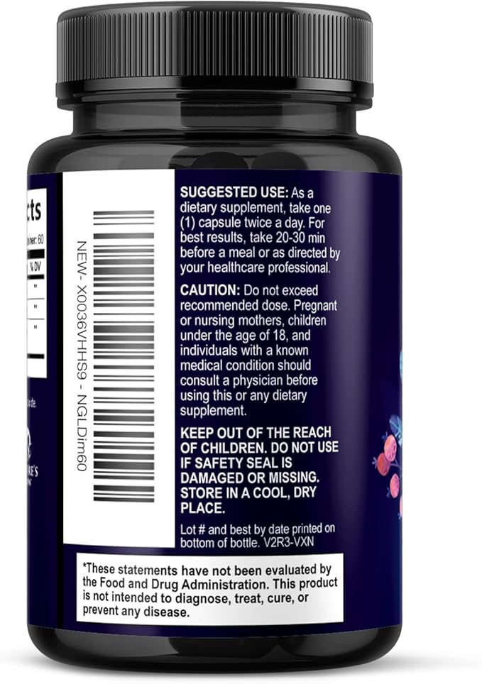 Menopause Supplements for Women - Natural Hormone Support with DIM, BioPerine & Broccoli Extract - Menopause Relief and Balance Antioxidant, for Hot Flashes and Night Sweats Support - 60 Capsules