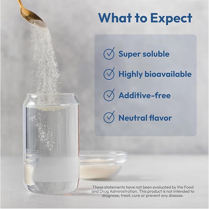 ANDREW LESSMAN Marine Collagen Peptides Powder and MSM 60 Servings - Supports Radiant Smooth Soft Skin, Comfortable Joints. Pure. Super Soluble No Fishy Flavor No Additives Non-GMO