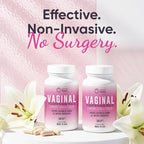 Pretty Privates Vaginal Tightening Pills for Women - Natural Intimate Health Supplement with Kacip Fatimah Manjakani & Noni Fruit - Elasticity Moisture & Wetness Support - 60 Capsules 1 Month Supply