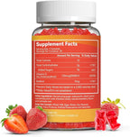 Vitamin D3 5000 IU 125mcg Gummies - Vitamin D Gummies for Adults, Support Immune, Bone, Muscle Health - Non-GMO, Gluten-Free, Dairy-Free, No Gelatin, 60 Count, Strawberry Flavor