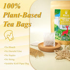 WT WEETEE Licorice Root Tea Bags 50 Count, Naturally Sweet & No Added Sugar, Caffeine-Free, Warm, Mellow, and Pure Herbal Tea