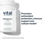 Vital Nutrients Melatonin 20mg - Vegan - Sleep Supplement to Support the Body's Natural Sleep Cycle* - Gluten, Dairy, Soy Free - 60 Capsules