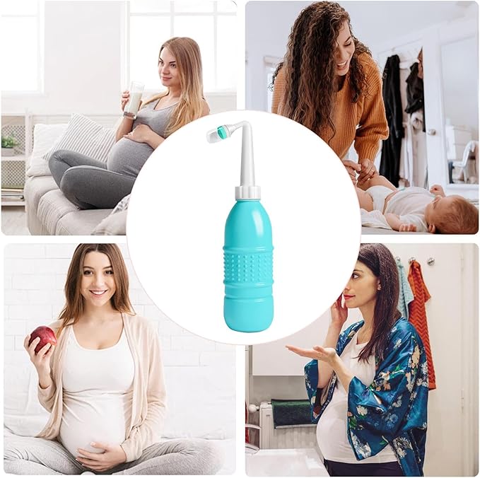 Vaginal Cleansing System – Reusable Women’s Douche Bottle, Portable Vaginal Washing Container | Handheld Female Syringe Cleaner, Vaginal Douche for Feminine Hygiene and Freshness