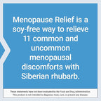 Life Extension Menopause Relief – Siberian Rhubarb, Menopause Supplement for Women, Ease hot Flashes, Mood Swings, Night Sweats Relief, Hormone-Free, Gluten-Free, Non-GMO, Vegetarian, 30 Tablets