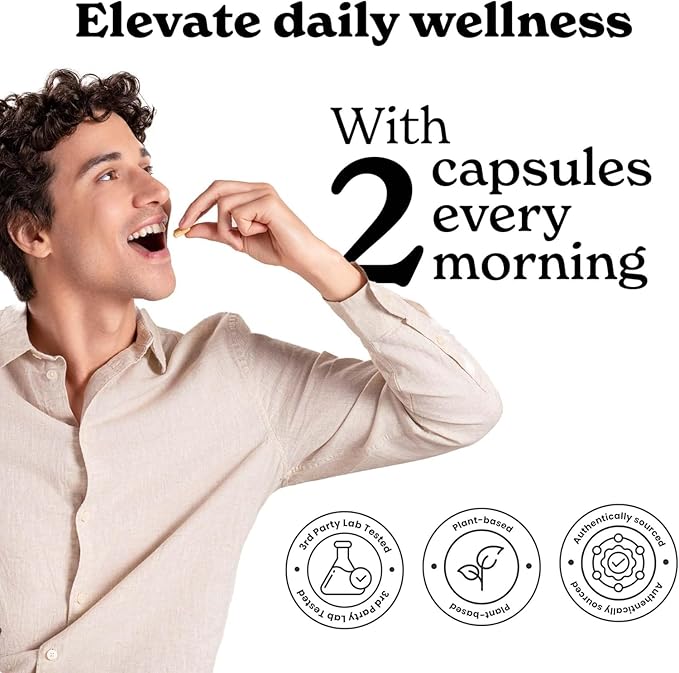 3000mg Iris Sea Moss, 2000mg Black Seed Oil, 1000mg Ashwagandha, 1000mg Burdrock Root, 1000 mg Bladderwrack with Black Pepper & Vitamin C |Vitality & Energy Support | All-in-one supplement| Pack of 2