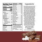 BestMed - High Protein Nutrition Bar - Low-Carb, 15g Protein, Low Sugar, High Fiber, Low Calorie, Meal Replacement Bar (Dark Chocolate S'mores, 4 Box - 28 Count)