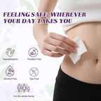Feminine Wipes Individually Wrapped, Flushable Wipes Travel,Feminine Care Vaginal Wipes for Adult,Women, Girl and Homeless (Pack of 100,Lavender)