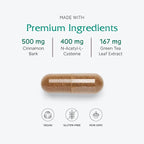 Vitanica OvaBlend - Endorine and Ovulation Support for Women with NAC, Chromium, Green Tea, and Saw Palmetto - Supports Healthy Ovulation - Vegan - 180 Capsules