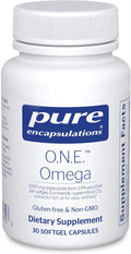 Pure Encapsulations O.N.E. Omega - Fish Oil Supplement for Heart Health, Joints, Skin, Eyes, and Cognition* - Fish Oil Concentrate with EPA and DHA - 30 Softgel Capsules