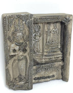 WitnyStore Tiny 2⅝" Apsaras Angkor Wat Siem Reap Cambodia Magnet - Miniature Hand Made Resin 3D Asia Landmark Tourist Attraction Decorative Refrigerator Fridge Magnets Décor Collectible Souvenir Gifts