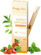 Herbal Diffuser Pen, Energy Diffuser with Guarana, Green Tea Extract, VB12, Peppermint & Menthol for Energy Boost, All Natural Swap - Up to 600 Uses (Varies by Usage), 1 Diffuser, 1 Pack