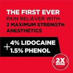 Absorbine Jr. PRO Maximum Strength Lidocaine Roll-On for Targeted Nerve and Muscle Pain Relief, 4% Lidocaine + 1.5% Phenol, Fast Acting & Long Lasting, 2.5 oz