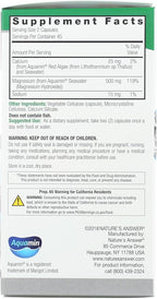Nature's Answer Marine Based Magnesium, Super Concentrated 500mg | Plant Based | Red Algae & Seawater Derived | Alcohol-Free & Gluten-Free | Vegetarian Capsules 90ct