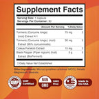 Flexi Move – FlexiMove Daily Botanical Supplement with Turmeric & Black Pepper Extract – High Absorption, Clean, Stimulant-Free Formula – Non-GMO, Made in USA, 30 Capsules, 1 Month Supply