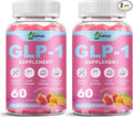 GLP-1 Support for Women & Men, Sugar-Free Gummies with Berberine, Cinnamon, Turmeric, Raspberry Ketone, Resveratrol, Appetite & Craving Control, Metabolism Digestion & Gut, No Stomach, 120 Count