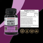 JUNG KWAN JANG Women's Balance with Korean Red Ginseng for Energy Level, Digestive System, and Cognitive Health Supplement, 60 Capsules