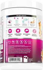 Hydrolyzed Collagen Peptides Powder for Women - Slimming MultiCollagen Burn Ultimate Beauty Complex with Hyaluronic Acid Vitamin C & Types I II III V and X for Women Tropical Punch 30 Servings