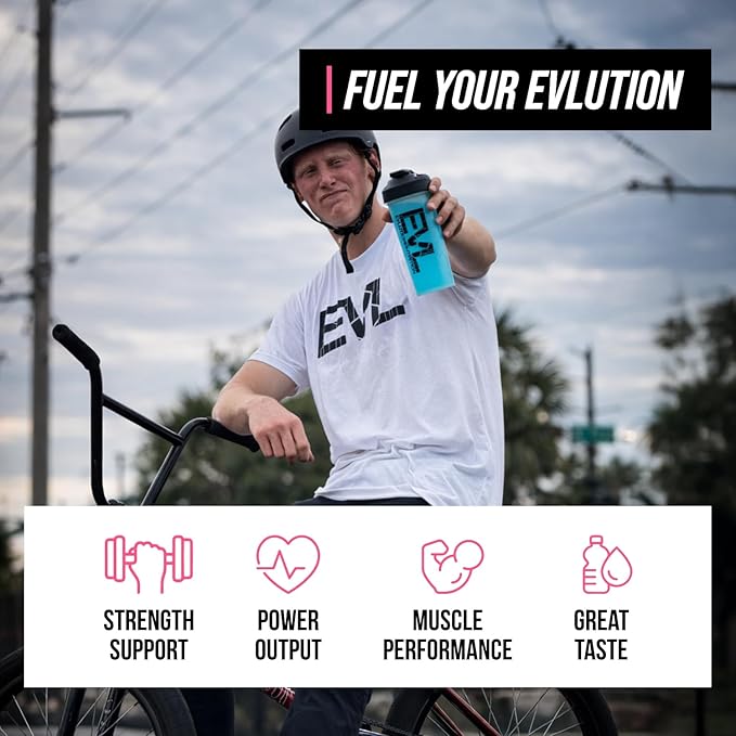 Evlution Nutrition Creatine 5000 - Supports Faster Recovery, Lean Muscle Growth & Performance - Pre & Post Workout Powder - 5000mg Pure Creatine Monohydrate Per Serving - 40 Servings - Pink Lemonade