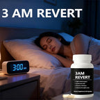 Kleos Cortisol 3 AM Revert, 3 AM Revert Supplement Capsules for Women - Balance Cortisol & Night Relaxation with Ashwagandha, L-Theanine and Magnolia Bark - 60 Capsules (1)