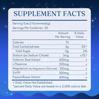 JRR LyraSleep Natural Sleep Aid Gummies - Fall Asleep Quickly and Gently in 30 Minutes- Effective Melatonin 6 mg Sleep+ Gummies for Adults a Restful Night's Sleep -60 Count (1pc)