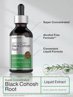 Horbäach Black Cohosh Root Tincture | 2 fl oz | Liquid Extract | Alcohol Free Herb Drops | Vegetarian | Non-GMO, Gluten Free Supplement