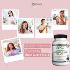 Healthy Flow Urinary Incontinence Support Max, 60 Veggie Capsules, Cranberry Juice Hibiscus Dandelion Formula, 30 Day Supply (3)