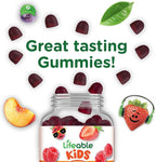 Lifeable Prebiotic Fiber Gummies for Kids | Kids Fiber Gummies 5g | Great Tasting Fiber Supplements for Kids | Prebiotic Gummies for Digestive Health | Fiber Gummy for Kids, Children | 90 Gummies