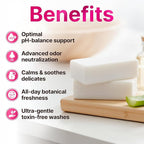 Aloe Vera Yoni Soap for Vaginal Intimate Feminine Wash - Advanced pH & Odor Control Hydration Complex - Natural Korean Cold-Pressed Vegan Formula with Calendula, Apple Cider Vinegar, Chamomile -2 Pack