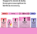 One A Day Prenatal Vitamins- Folic Acid, Iron, Omega- 3 (DHA), Pregnancy Vitamins for Women, Prenatal Multivitamin for Mom and Baby Support, Pregnancy Must Haves 90 Ct (Packaging May Vary)