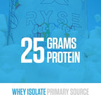 Ryse Loaded Protein Powder - Jet-Puffed Marshmallow - 25g Whey Protein Isolate & Concentrate with Prebiotic Fiber & MCTs - Low Carb, Low Sugar, Digestive-Friendly - 54 Servings / 4 lb Tub