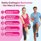 Sugar Free Collagen Gummies for Women & Men with Hydrolyzed Collagen Peptides, Biotin & Vitamin C, Multi Collagen Types I II III V X for Skin Hair Nails Digestive & Immune Health, 90 Count