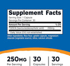 Nutricost Tudca 250mg, 30 Capsules (2 Bottles)