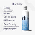 Rho Nutrition Liposomal Collagen Peptides - High-Absorption Liquid Collagen Supplement - Supports Skin Elasticity, Joint Health, and Overall Vitality for Healthy Aging, 5 fl oz