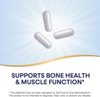 Nature's Way Calcium & Magnesium Mineral Complex, Supports Bone Health & Muscle Function,* 750 mg per 3-Capsule Serving, 250 Capsules (Packaging May Vary)