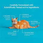 VetIQ Cat Calming Treats with Melatonin for Stress Relief, Organic Ashwagandha, and GABA Chicken Flavored Cat Calming Chews, 3.7oz