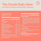 Proper, The Corals Daily Glow Beauty Blend - Nutrient Dense Superfood Powder with Collagen Peptides, Hyaluronic Acid Powder, Vitamin C, and MSM. Hair, Skin, Nail Vitamin Supplement for Women & Men