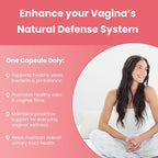 Vaginal Probiotics for Women pH Balance | 50 Billion CFU Womens Probiotic + Cranberry Pills for Vaginal Health, Healthy Odor, Yeast, Urinary Tract | Vegan Women's Probiotics and Prebiotics Supplement