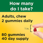 Nature Made Vitamin B12 Gummies 1000 mcg per serving, Dietary Supplement for Energy Metabolism Support, B12 Vitamins, 80 Gummy Vitamins, 40 Day Supply